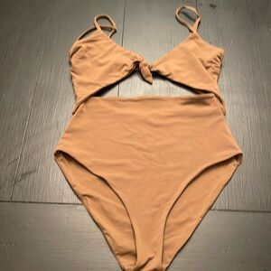 Mara Hoffman one piece cut out swim